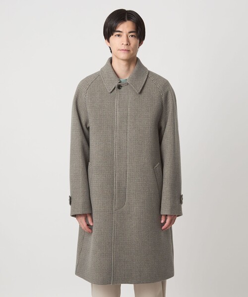SENTDALE WOOL ステンカラーコート（ステンカラーコート）｜green