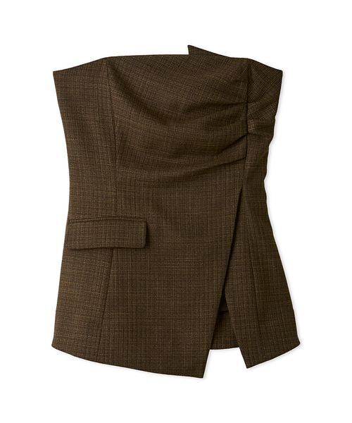 LILY BROWN（リリーブラウン）の「ドレープビスチェ（その他トップス・レディース・グレー/ブラウン/ネイビー・F）」の3枚目の写真