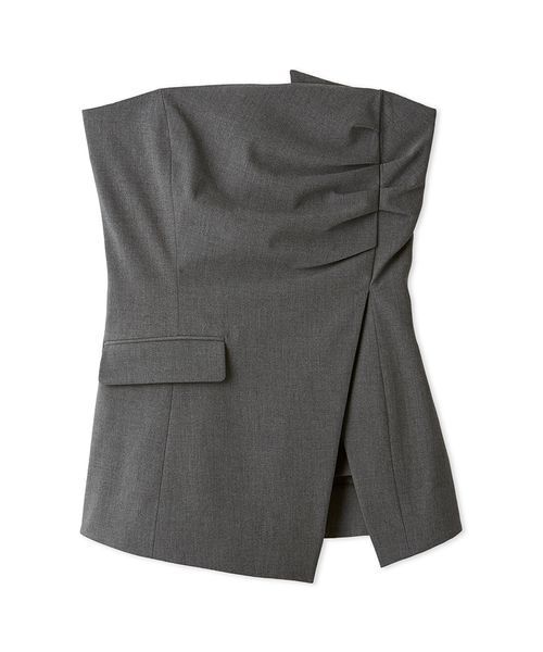 LILY BROWN（リリーブラウン）の「ドレープビスチェ（その他トップス・レディース・グレー/ブラウン/ネイビー・F）」の2枚目の写真