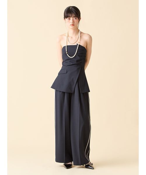 LILY BROWN（リリーブラウン）の「ドレープビスチェ（その他トップス・レディース・グレー/ブラウン/ネイビー・F）」の11枚目の写真