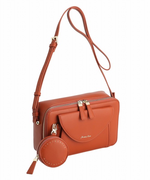 Jewelna Rose(ジュエルナローズ)の「【ポーチ付き】 ヴィクシー ショルダーバッグ 16231(ショルダーバッグ・レディース・グリーン/オレンジ/グレイッシュベージュ・FREE)」の16枚目の写真