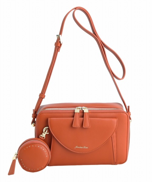 Jewelna Rose(ジュエルナローズ)の「【ポーチ付き】 ヴィクシー ショルダーバッグ 16231(ショルダーバッグ・レディース・グリーン/オレンジ/グレイッシュベージュ・FREE)」の17枚目の写真