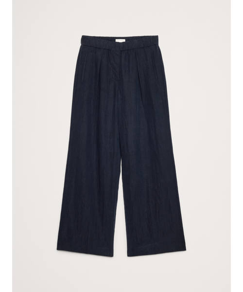Banana Republic(バナナリパブリック)の「ミッドライズ ワイドレッグ ドレーピー プルオンパンツ(その他パンツ・レディース・ベージュ/ネイビー・M/L/S/XS)」の11枚目の写真