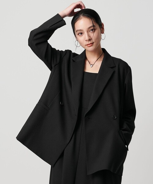 BEAUTY&YOUTH ハイツイストテーラードダブルジャケット BEAUTY&YOUTH ハイツイストテーラードダブルジャケット