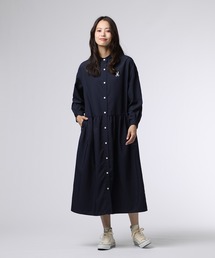 サイコバニー　ワンピース WOMEN]クルーネックロングワンピース｜Psycho Bunny｜サイコ