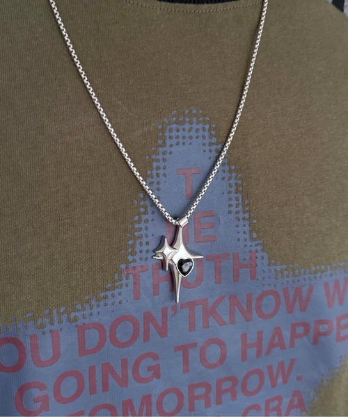 sedacle（セダクル）の「ハートダイヤネックレス（ネックレス・レディース・シルバー・FREE）」の2枚目の写真