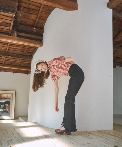 涙あきなで肩ブラウス（シャツ/ブラウス）｜Lovilyn（ラヴィリン）の