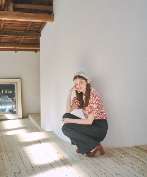 涙あきなで肩ブラウス（シャツ/ブラウス）｜Lovilyn（ラヴィリン