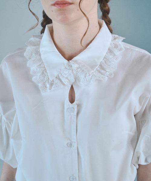 【Yumi 】Lovilyn 涙あきなで肩ブラウス Lovilyn ブラウス シャツ 涙あきなで肩ブラウス レディース