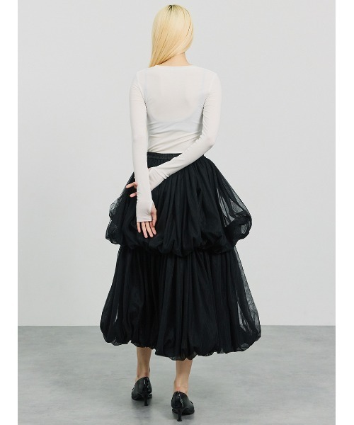 SORIN(ソリン )の「Lyocell Basic Fit Top/リヨセル ベーシックフィットトップ(Tシャツ/カットソー・レディース・ブラック/グレー/ホワイト/ベージュ・38)」の8枚目の写真