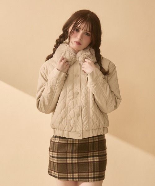 【在庫ラスト】PARTIMENTO WOMEN ファージャケット　アイボリー① 楽天市場】VLAB Laboratorio N.5 ヴィラボ ムートンジャケット