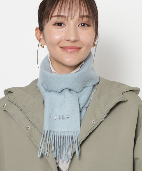 カシミヤ100% 洗える ”プチマフラー”（マフラー）｜FURLA（フルラ）の