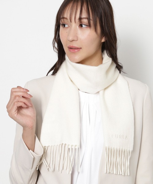 カシミヤ100% 洗える ”プチマフラー”（マフラー）｜FURLA（フルラ）の