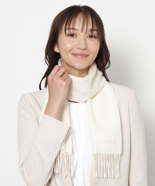 カシミヤ100% 洗える ”プチマフラー”（マフラー）｜FURLA（フルラ）の