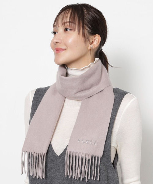 カシミヤ100% 洗える ”プチマフラー”（マフラー）｜FURLA（フルラ）の