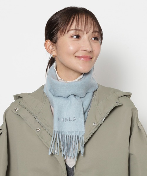 カシミヤ100% 洗える ”プチマフラー”（マフラー）｜FURLA（フルラ）の