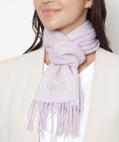カシミヤ100% 洗える ”プチマフラー”（マフラー）｜FURLA（フルラ）の