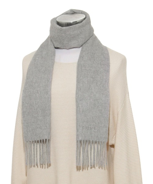 カシミヤ100% 洗える ”プチマフラー”（マフラー）｜FURLA（フルラ）の