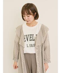 Samansa Mos2 | 【S/Mサイズ】柄アソート襟フリル2WAYワンピース(ワンピース)