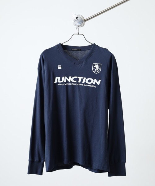 FUNALIVE(ファンアライブ)の「オーバーサイズ プリント ロングTシャツ Oversized printed long sleeve T-shirt unisex(Tシャツ/カットソー・メンズ・ヘザーチャコール/オフホワイト/チャコールグレー/ネイビー/ブラック/杢グレー/ホワイト系3/ホワイト系2/ヘザーグレー/ホワイト系1/ブラック系2/オートミール/ブラック系4/チャコール/サックスブルー/ブラック系1/ネイビー系1/パープル・L/M/XL)」の17枚目の写真