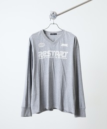 オーバーサイズ プリント ロングTシャツ Oversized printed long sleeve T-shirt unisex