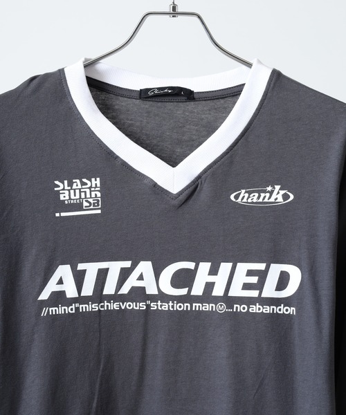 FUNALIVE(ファンアライブ)の「オーバーサイズ プリント ロングTシャツ Oversized printed long sleeve T-shirt unisex(Tシャツ/カットソー・メンズ・ヘザーチャコール/オフホワイト/チャコールグレー/ネイビー/ブラック/杢グレー/ホワイト系3/ホワイト系2/ヘザーグレー/ホワイト系1/ブラック系2/オートミール/ブラック系4/チャコール/サックスブルー/ブラック系1/ネイビー系1/パープル・L/M/XL)」の19枚目の写真