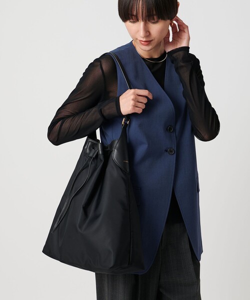 ORSETTO（オルセット）の「＜ORSETTO＞RITMO ドローストリング バッグ（トートバッグ・レディース・ブラック・FREE）」の3枚目の写真