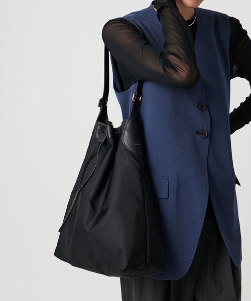 ORSETTO（オルセット）の「＜ORSETTO＞RITMO ドローストリング バッグ（トートバッグ・レディース・ブラック・FREE）」の4枚目の写真