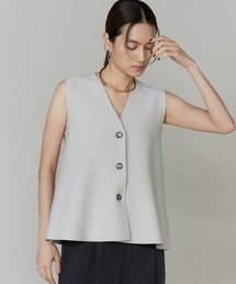 ミラノリブニットジレ