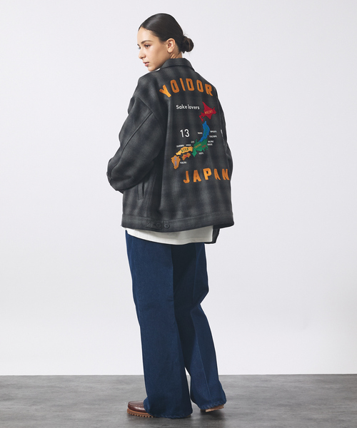 ABAHOUSE（アバハウス）の「【YOIDORE / ヨイドレ】Souvenir Wool Jacket / スーベニアウールジャケット/ベトジャン/バッファローチェック/ユニセックス（ブルゾン・メンズ・ブラック/レッド/ブルー・L/M）」の8枚目の写真