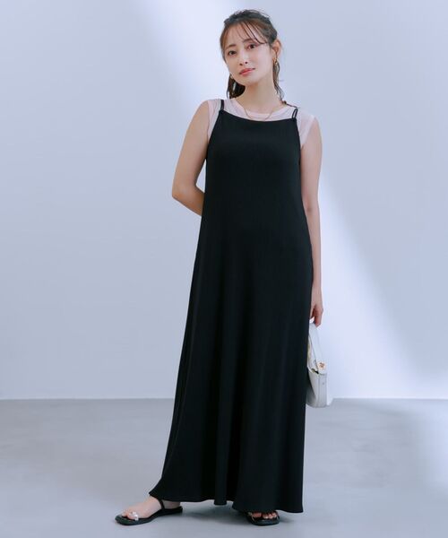 COHINA（コヒナ）の「シアーレイヤードノースリセット 【低身長・小柄女性】（タンクトップ・レディース・グレー/ピンク/グリーン・ONE SIZE）」の10枚目の写真