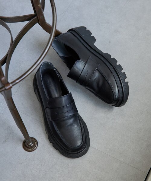 GALLARDAGALANTE（ガリャルダガランテ）の「【2.718】タンクソールローファー（ブーツ・レディース・ブラック/アイボリー・38/36/37）」の13枚目の写真