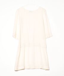 古着 ビンテージ 70s ワンピース フランス アニエスベーagnes b. agnes b. - アニエスベー フランス製 丸襟 ワンピース ひざ丈 7