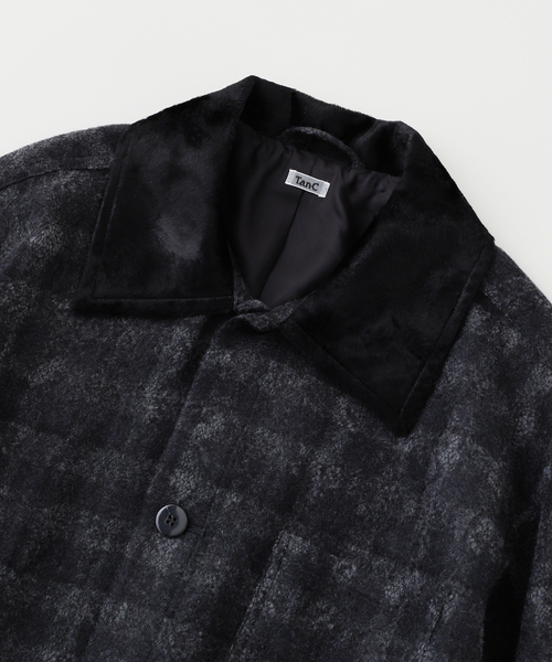 EDIFICE(エディフィス)の「TanC (タンク) LACE CHECK COVERALL(その他アウター・メンズ・グリーン/ライトグレー・FREE)」の5枚目の写真