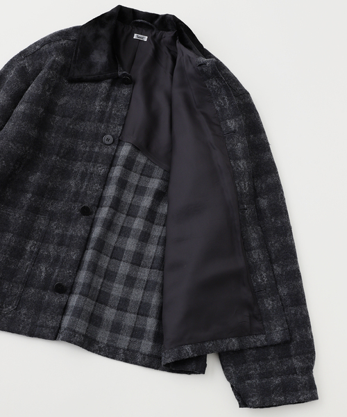 EDIFICE(エディフィス)の「TanC (タンク) LACE CHECK COVERALL(その他アウター・メンズ・グリーン/ライトグレー・FREE)」の8枚目の写真