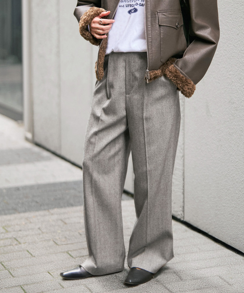 Spick & Span(スピックアンドスパン)の「サキソニーイージースラックスパンツ(スラックス・レディース・ホワイト/その他1/その他6・34/36/38/40)」の3枚目の写真