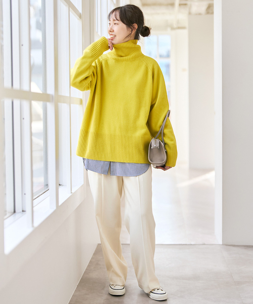 Spick & Span(スピックアンドスパン)の「サキソニーイージースラックスパンツ(スラックス・レディース・ホワイト/その他1/その他6・34/36/38/40)」の4枚目の写真