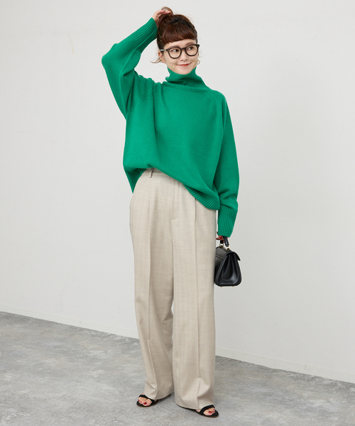 Spick & Span(スピックアンドスパン)の「サキソニーイージースラックスパンツ(スラックス・レディース・ホワイト/その他1/その他6・34/36/38/40)」の9枚目の写真