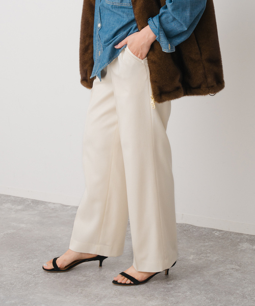 Spick & Span(スピックアンドスパン)の「サキソニーイージースラックスパンツ(スラックス・レディース・ホワイト/その他1/その他6・34/36/38/40)」の17枚目の写真