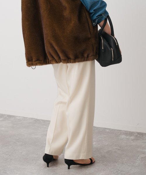 Spick & Span(スピックアンドスパン)の「サキソニーイージースラックスパンツ(スラックス・レディース・ホワイト/その他1/その他6・34/36/38/40)」の18枚目の写真