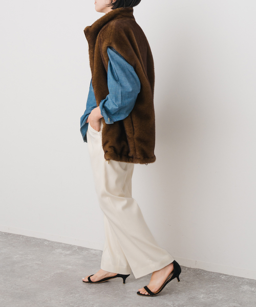 Spick & Span(スピックアンドスパン)の「サキソニーイージースラックスパンツ(スラックス・レディース・ホワイト/その他1/その他6・34/36/38/40)」の20枚目の写真