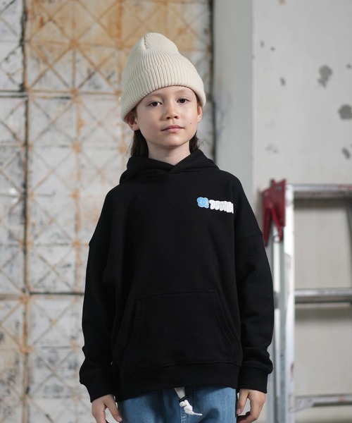 DC(ディーシー)の「DC/ディーシー 25 KD SK CREW PH キッズ プルオーバー パーカー YPO254513(パーカー・キッズ・ブラウン/ブラック・160cm/150cm/140cm/130cm/120cm)」の5枚目の写真