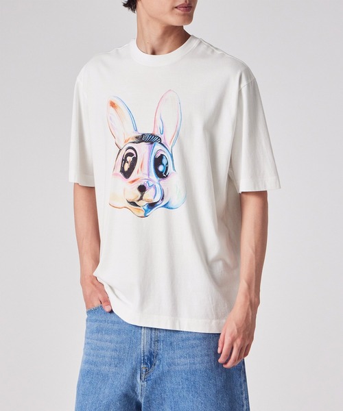 Neon Bunny' Tシャツ / 252562 965X（Tシャツ/カットソー）｜PS Paul