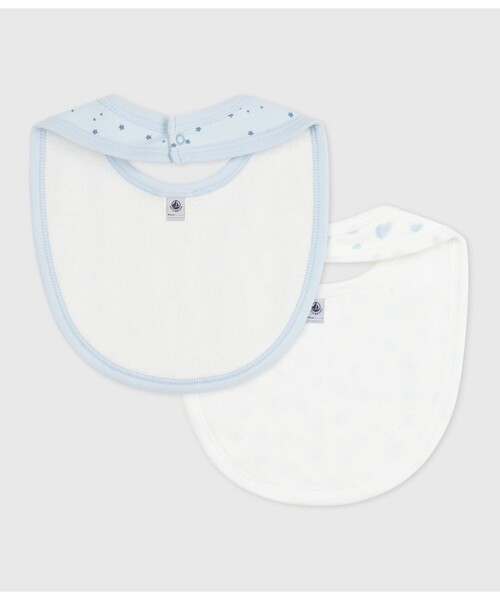 PETIT BATEAU（プチバトー）の「サークルスタイ２枚組（スタイ/よだれかけ・キッズ・その他1・ONE SIZE）」の2枚目の写真