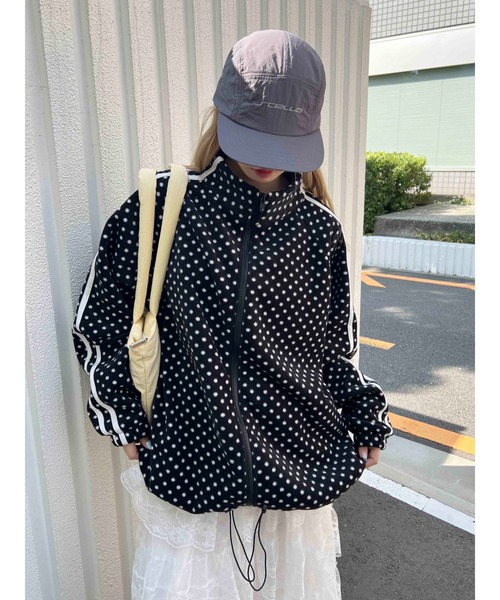 WC（ダブル シー）の「《セットアップ対応★》ドットフリースパーカー（パーカー・レディース・ホワイト/ブラック・FREE）」の12枚目の写真