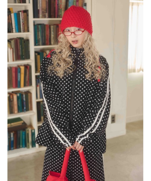 WC（ダブル シー）の「《セットアップ対応★》ドットフリースパーカー（パーカー・レディース・ホワイト/ブラック・FREE）」の22枚目の写真