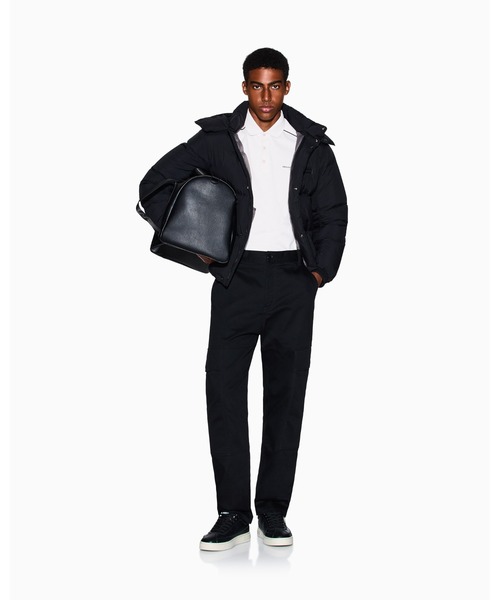 ARMANI EXCHANGE(アルマーニエクスチェンジ)の「【A|X アルマーニ エクスチェンジ】AXロゴ コットンピケ 半袖ポロシャツ/REGULAR(ポロシャツ・メンズ・ブラック/ストーン・MEDIUM/LARGE/X-SMALL/SMALL/X-LARGE)」の5枚目の写真