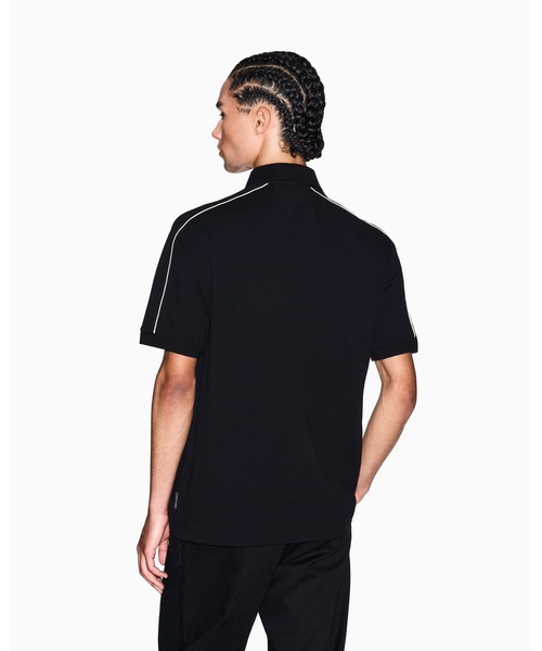 ARMANI EXCHANGE(アルマーニエクスチェンジ)の「【A|X アルマーニ エクスチェンジ】AXロゴ コットンピケ 半袖ポロシャツ/REGULAR(ポロシャツ・メンズ・ブラック/ストーン・MEDIUM/LARGE/X-SMALL/SMALL/X-LARGE)」の7枚目の写真