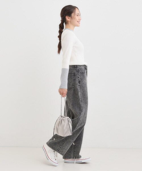 SHOO・LA・RUE（シューラルー）の「チェーンミニショルダーバッグ（ショルダーバッグ・レディース・ブラック/ブロンズ/グレー/シルバー・00）」の6枚目の写真