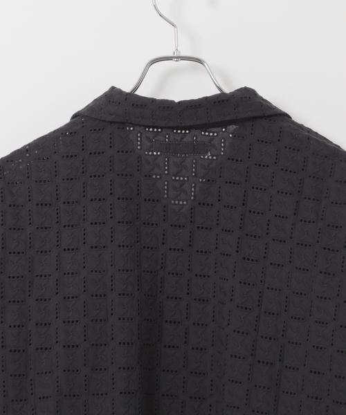 B.C STOCK(ベーセーストック)の「オーバーダイレース ロングスリーブシャツ(シャツ/ブラウス・メンズ・ブラック/ブラウン/キャメル・FREE)」の15枚目の写真